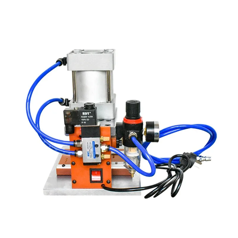 4p-64p IDC Pneumatic Terminal Crimping Machine Computer Ribbon Cable Pressing Machine Computer Wire Connector Press