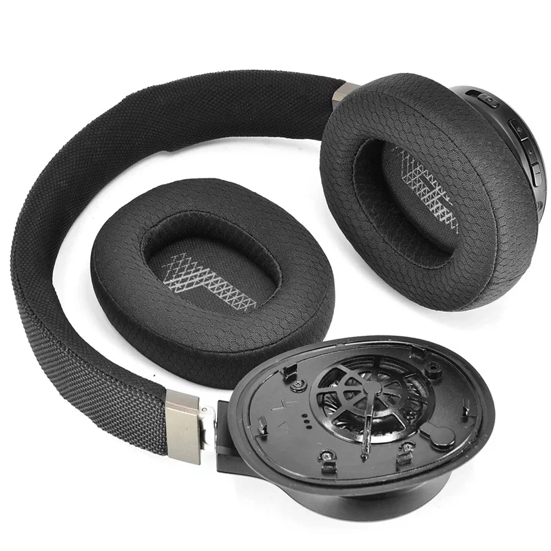 Auricolari stile maglia da calcio traspiranti adatti per cuffie JBL E65 E65BTNC / Duet NC/Live 650BTNC Live 660 BTNC