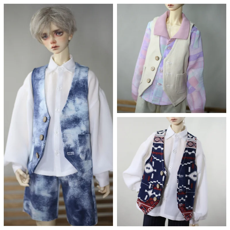 1/4 1/3 Scale BJD Clothes Accessories Waistcoat Suit Vest For BJD/SD MSD SD13 SD17 SSDF Longhun73 Uncle C1755