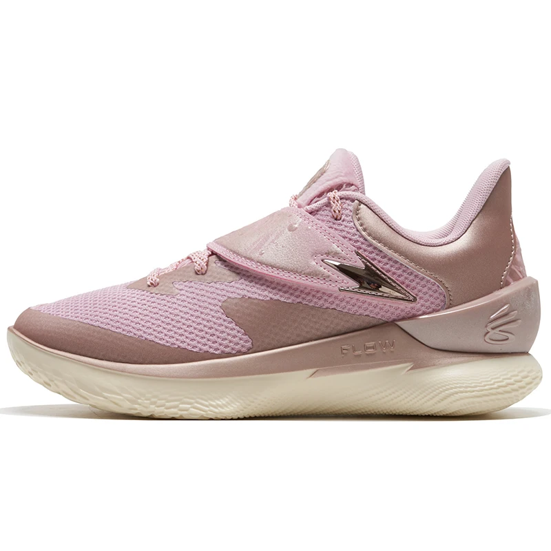 Under Armour Authentic Signature Basketball Shoes 6001922-647 Pink Rose Gold Mid Top Lightweight Cushioned Training Sneakers