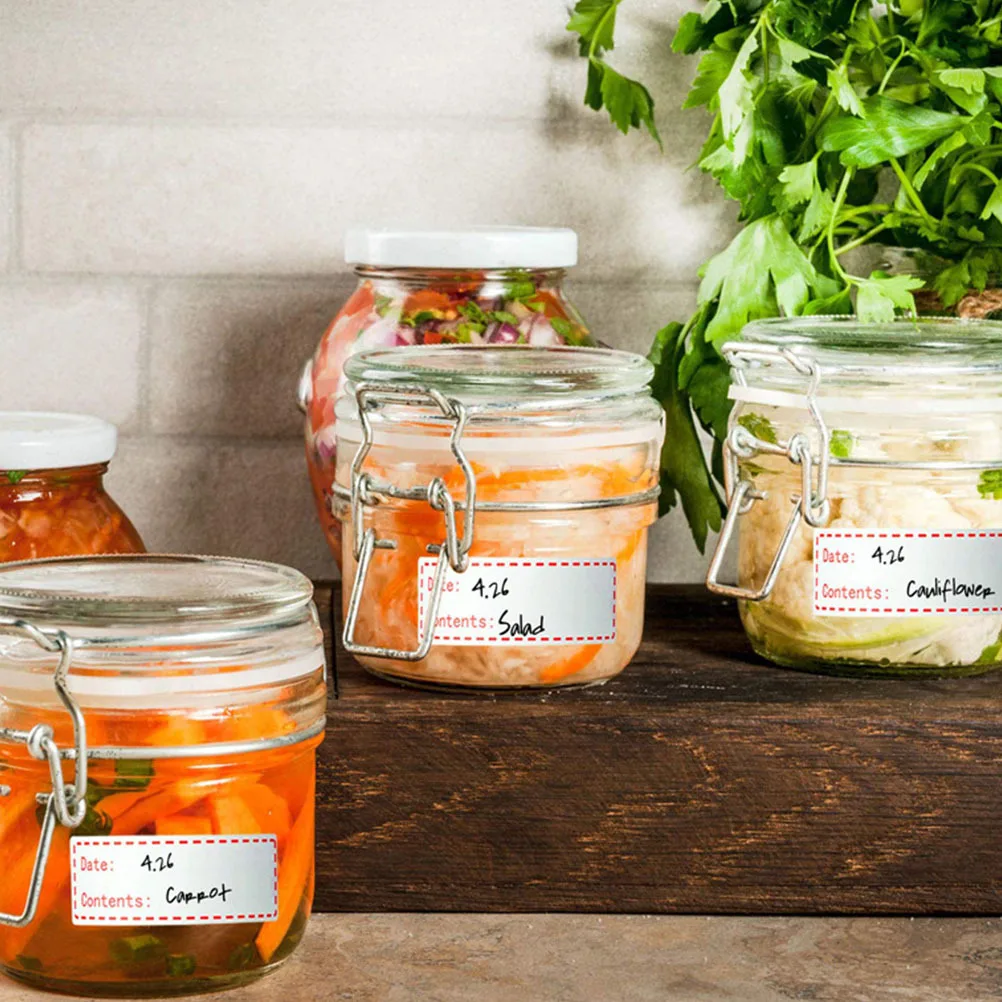 

1 Roll Food Storage Labels Removable Fridge Labels Date Content Label Stickers Kitchen Essentials Reminder Stickers