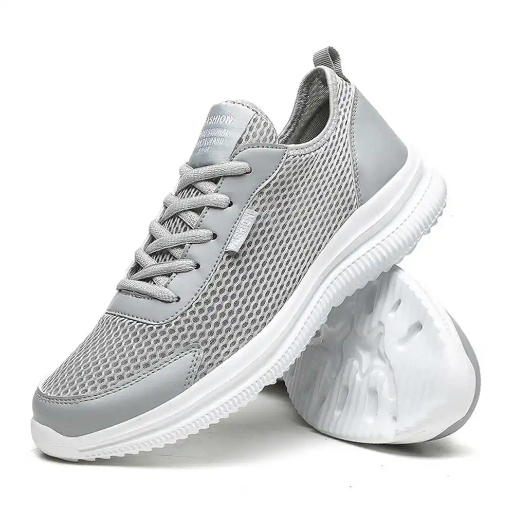 Breathable Number 42 Man High Top Canvas Gray Boot Shoes Booties Sneakers Sports High Tech Trending Products Deporte