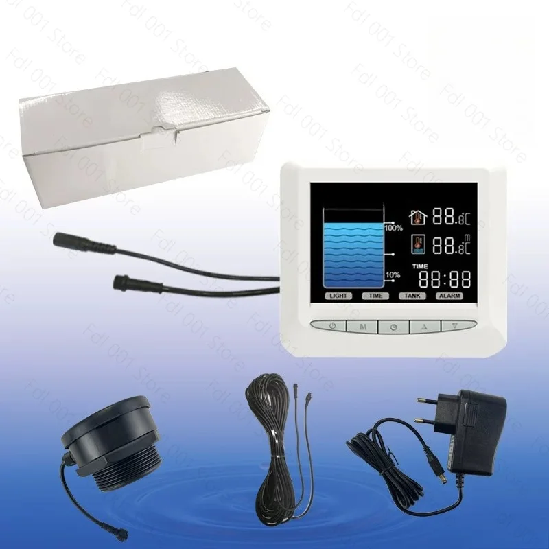 Ultrasonic Smart Liquid Level Monitor with LED Display for Water Tank