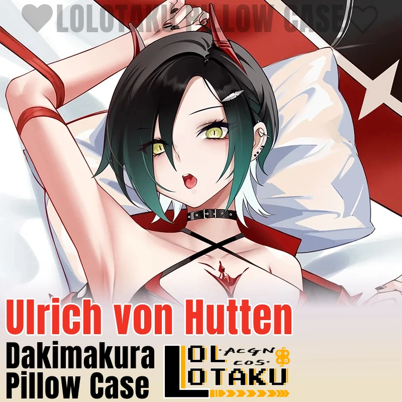 Funda de almohada Ulrich Von Hutten Dakimakura Azur Lane, funda de cojín Sexy de cuerpo completo, decoración de cama para el hogar, funda de almohada, regalo Otaku