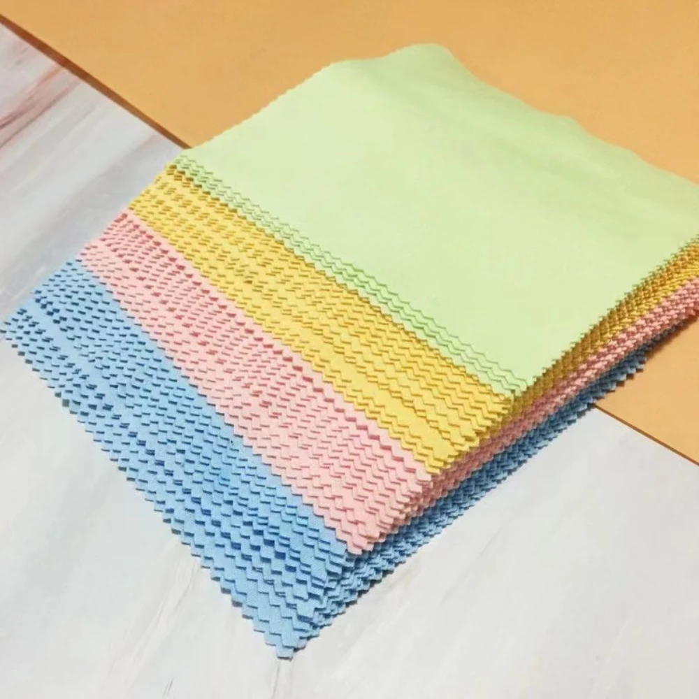 Flanela para Limpeza Vidros, Microfibra, Várias Cores, Kit de 5 ou 10 Unidades