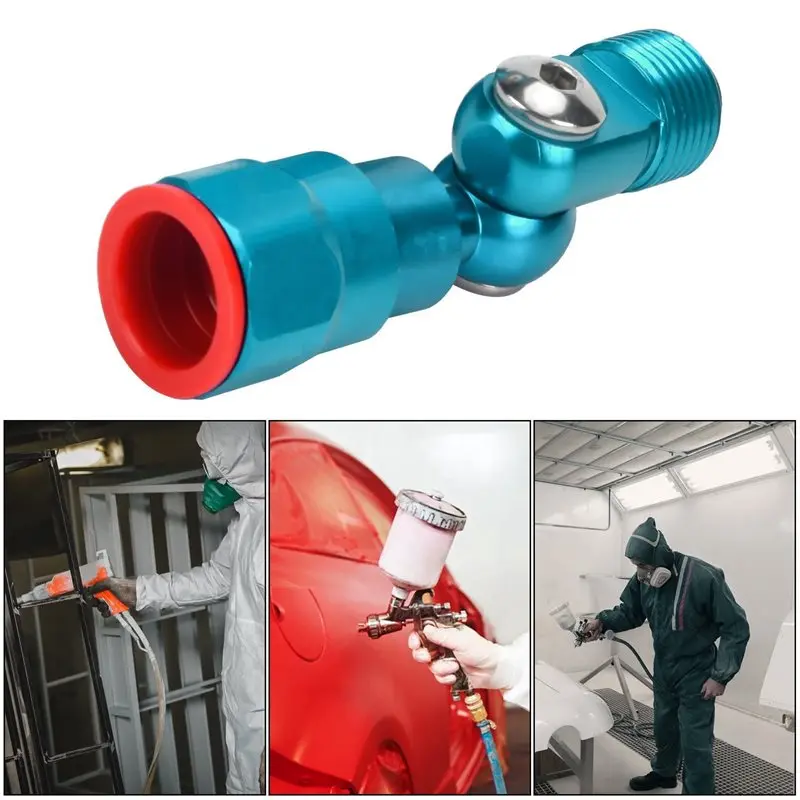 Y42A-7/8 Inch F-7/8 Inch M Airless Spray Machine Swivel Joint Adapter Silver Swivel Joint For Wagner/Graco Paint Sprayer