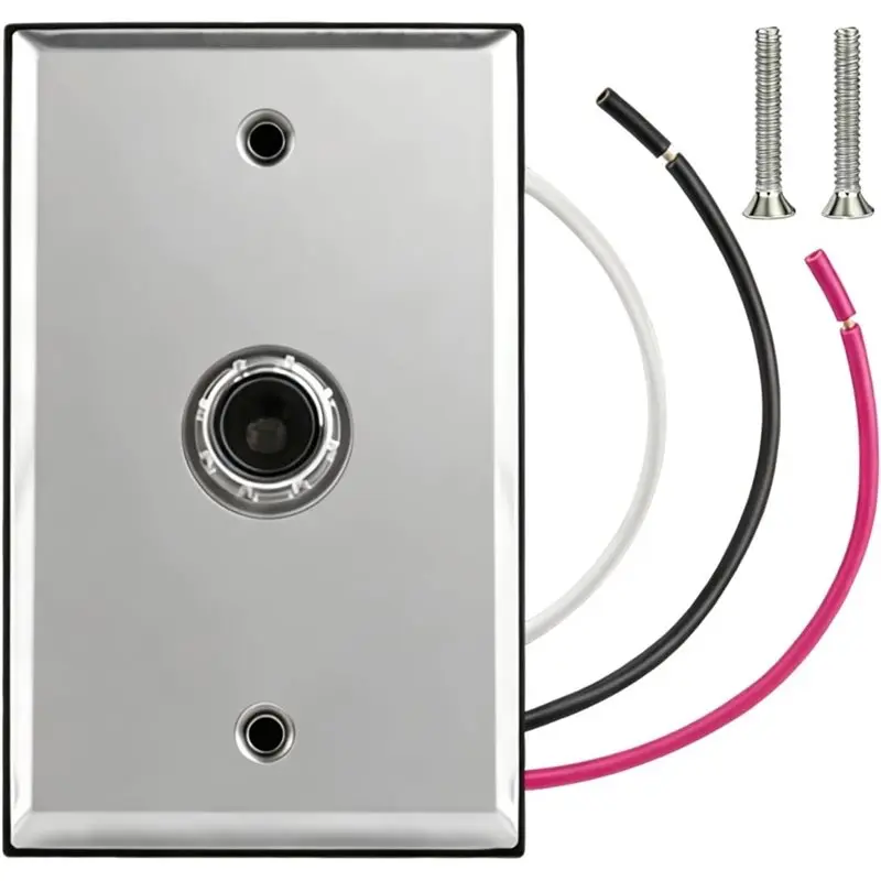 [NEWA76K!】 Auto On/Off,120-277V Dusk To Dawn Sensor Photocell Switch For Outdoor Lights, Weatherproof, Includes Wall Plate