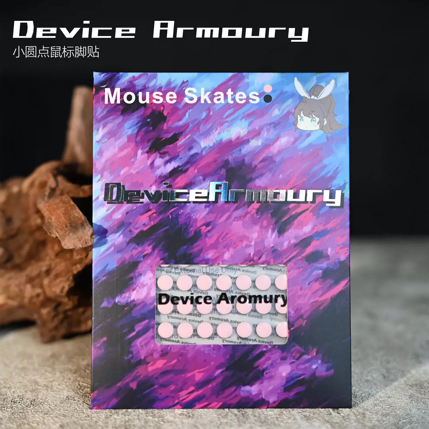 80pcs/pack Universal PTFE Dots Mouse Skates Shadow/Sakura Series Smooth Glide DIY Custom Mouse Feet For Glass/Cloth/Hard Pads