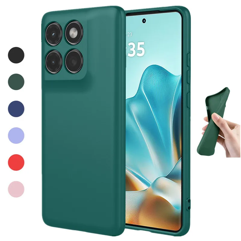 Flüssiges Silikon TPU Handyhülle für Motorola Moto G37 G47 G67 G77 G17 G57 Power G06 G56 G86 5G Schutzhülle Coque Fundas