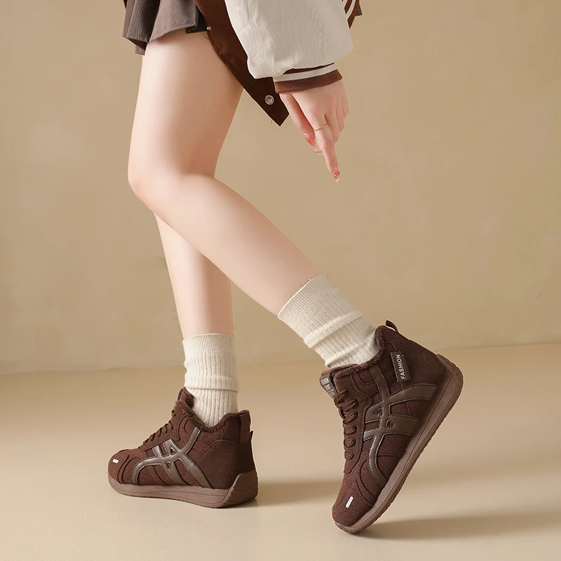 

Коричневые немецкие тренировочные кроссовки, женская удобная повседневная спортивная обувь с мягкой подошвой, универсальная сезонная обувь для весны и осени, размеры 35-40