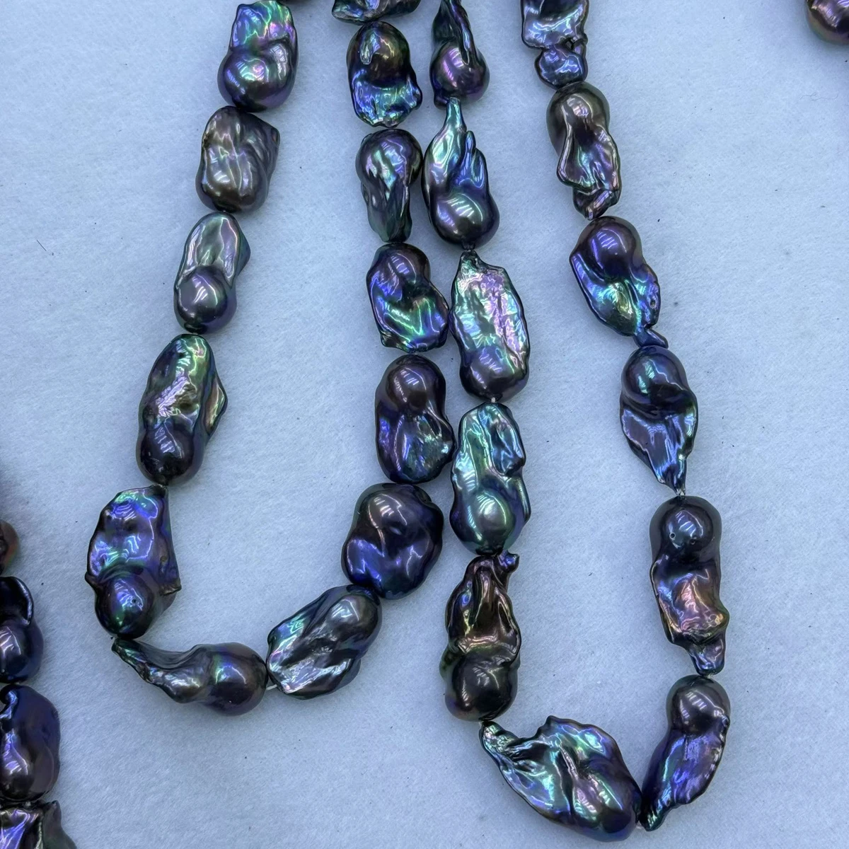 

Black Baroque Pearl Natural Freshwater Pearl 13-25mmX20-27mm For Jewelry Making DIY Necklace Earrings Bracelet Accessory