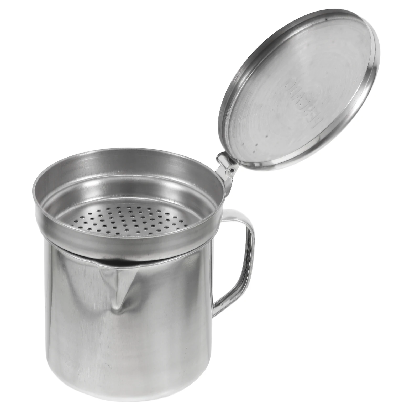 

Oil Storage Pot Grease Keeper Filter Holder Container Can for Kitchen with Strainer