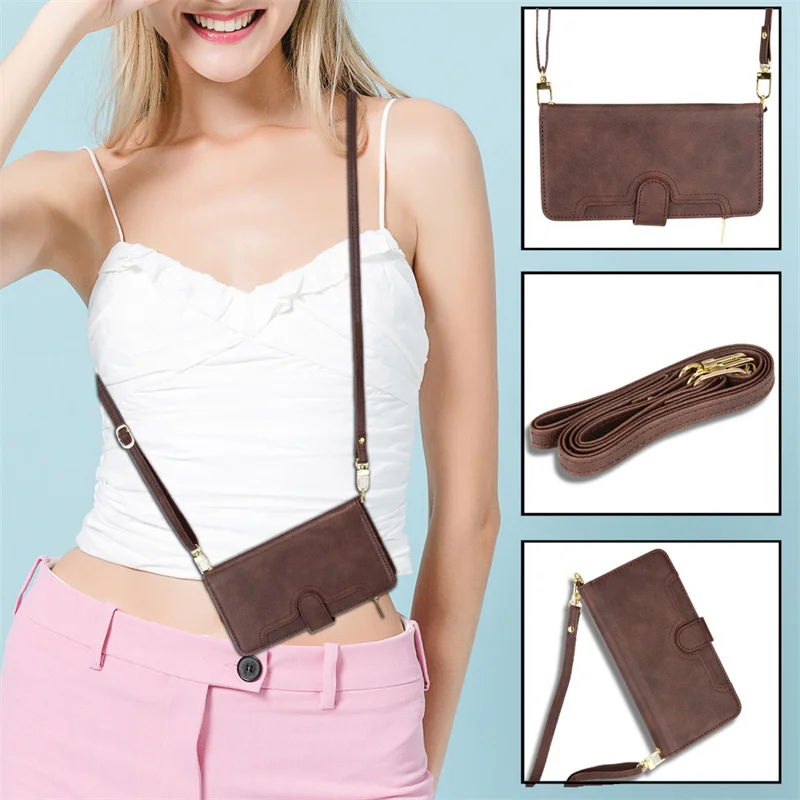 For Doogee S88 Plus Premium Anti-Slip Lanyard All-in-One Shockproof Card Slot Leather Case For Doogee S88 Pro S88 Pro S88 Case