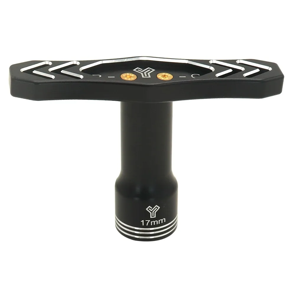 알루미늄 합금 금속 17mm 휠 육각 렌치 도구 육각 너트 슬리브 RC 자동차용 1/8 1/10 오프로드 RC 자동차 몬스터 트럭 크롤러 타이어