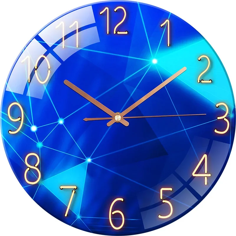 14 inch Modern Silent Wall Clock Non-ticking Silent Digital Wall Clock Silent Movement Without Ticking Living Room Decoration