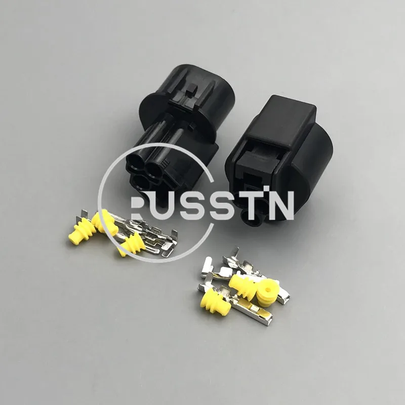 1 Set 3-Pins Koplamp Connector Auto-Aansluiting Voor Kia PB625-03027 PB621-03020