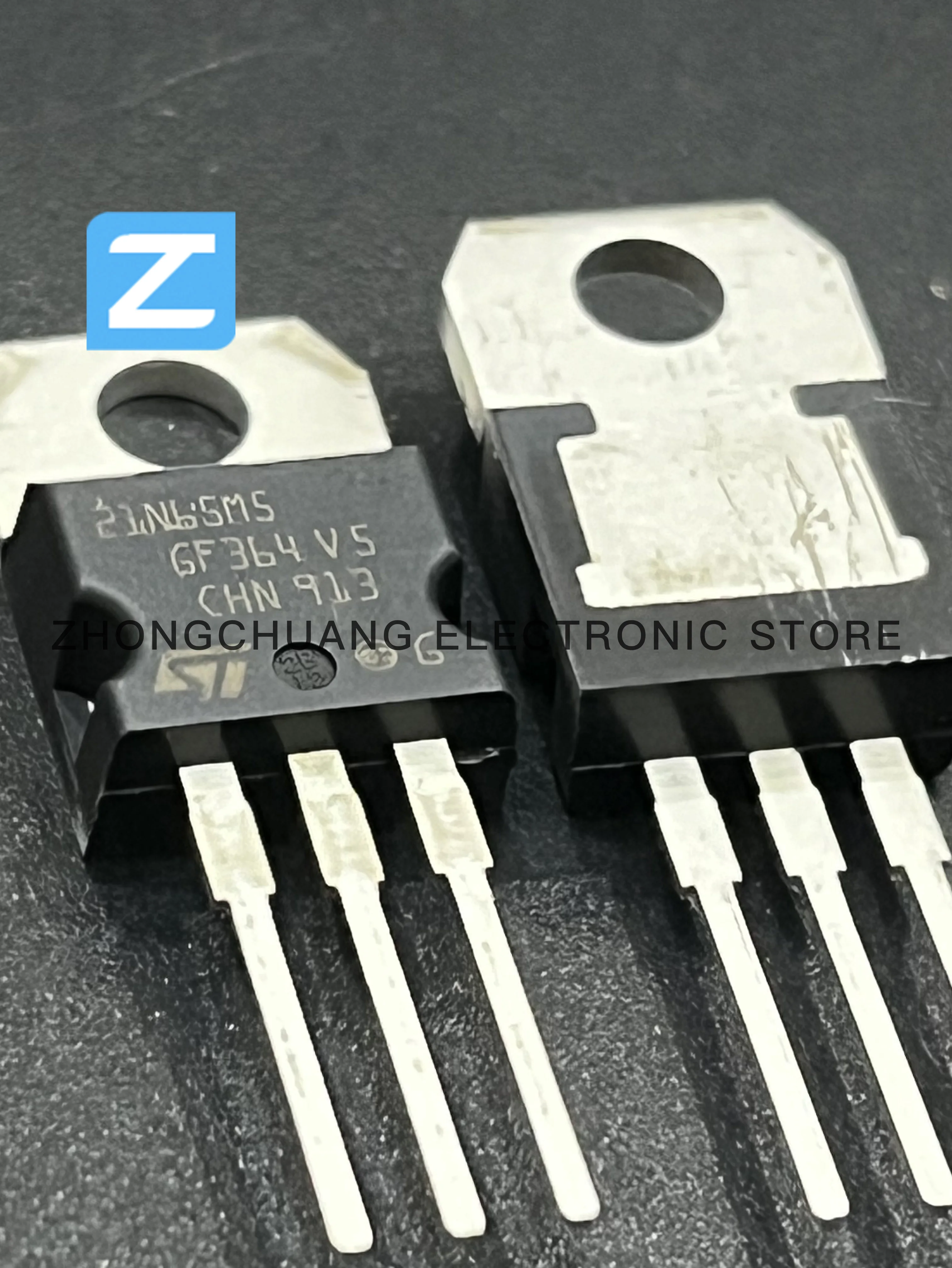 1-10ชิ้น STP21N65M5 21N65M5ถึง-220 650V 17A Mosfet แบบใหม่ดั้งเดิม