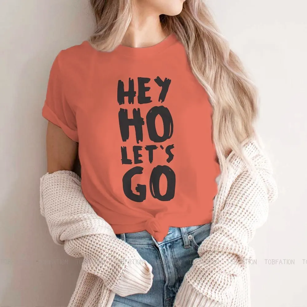 Hey Ho Lets Go Harajuku TShirt Ramone Cool and Ordinary Creative Streetwear 5XL T Shirt Girl Short Sleeve Unique Gift Clothes