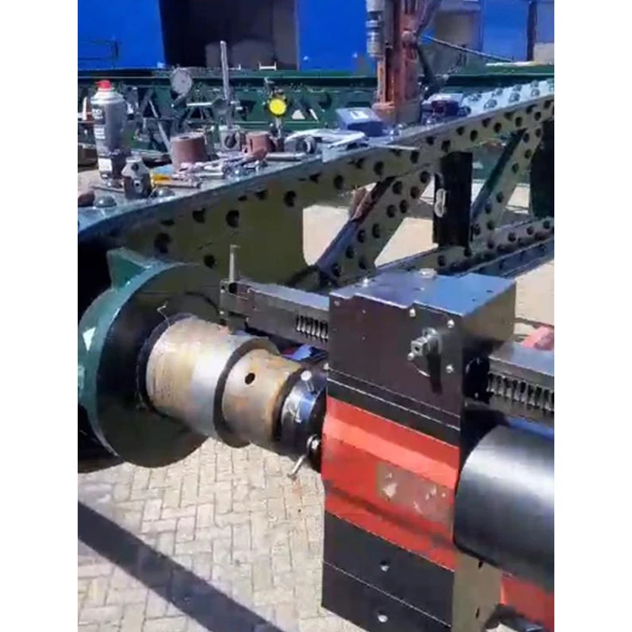 P230 Portable Journal Lathe  is powered Portable Metal Lathe Crank Machinery