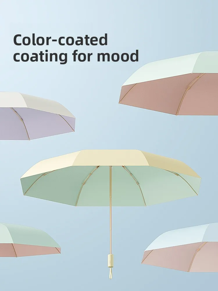 Zhidu Large Size Manual Sunshade Umbrella Women's Special UV Protection Sunscreen Rain And Sun Dual Purpose High Aesthetic Value