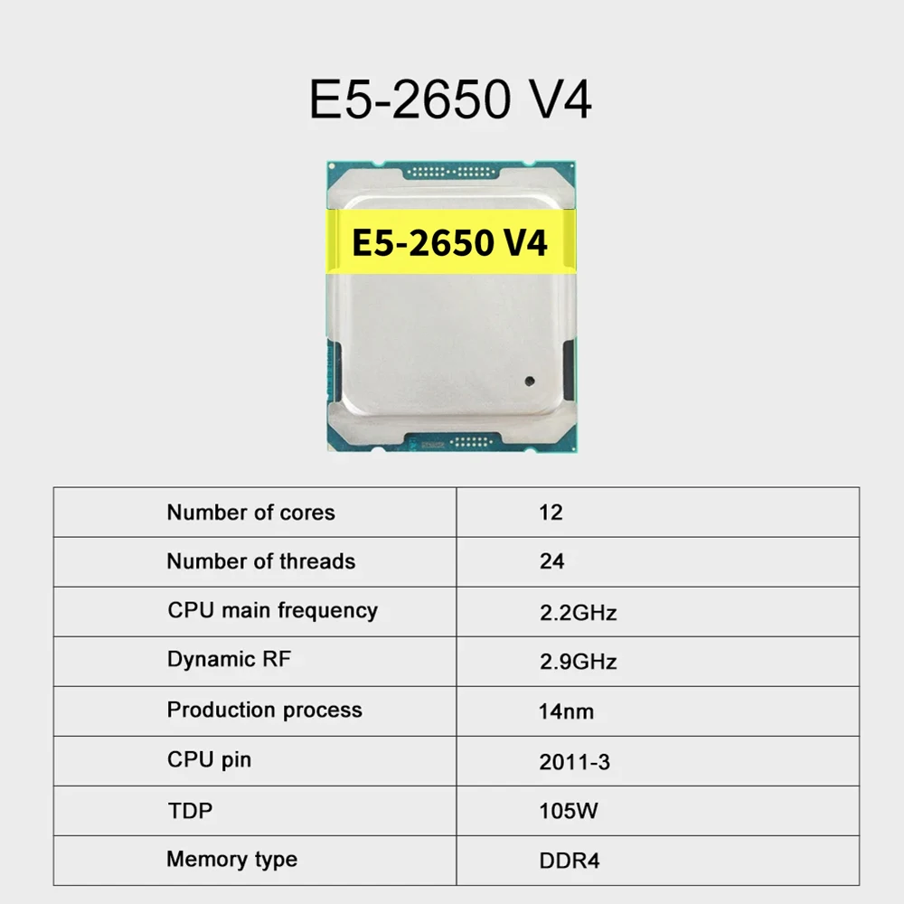مجموعة اللوحة الأم MOUGOL X99 مع Intel Xeon E5 2650 V4 & DDR4 16G*1 2133MHz RAM M.2 NVME SATA لمضيف سطح المكتب للكمبيوتر الألعاب