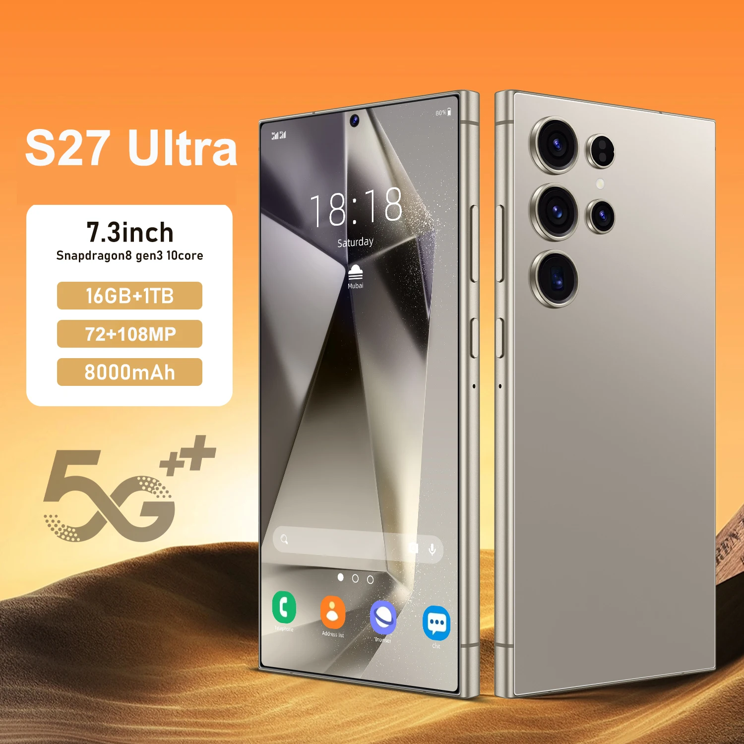 

2026 HOT High Quality Silicone Case For S27 Ultra 7.3 Inch Smartphone Shockproof Cover Lite Moblie Phones Cases Accessories