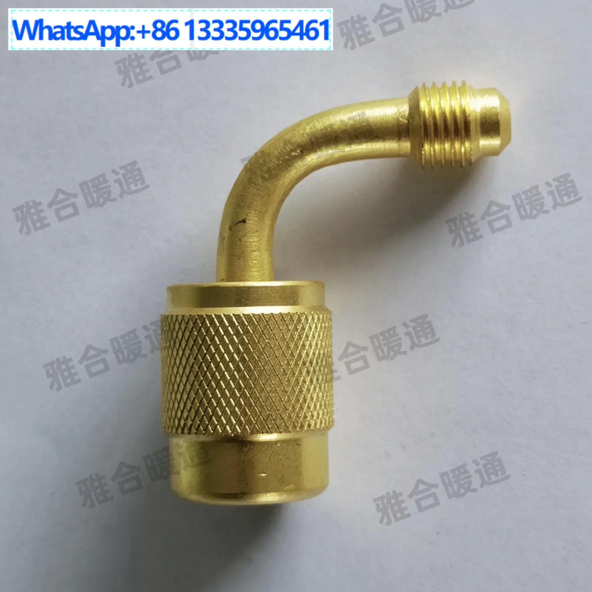 

2Pcs air conditioner refrigerant 90 degree infusion fast elbow, air conditioner fluoride conversion head refrigeration tool