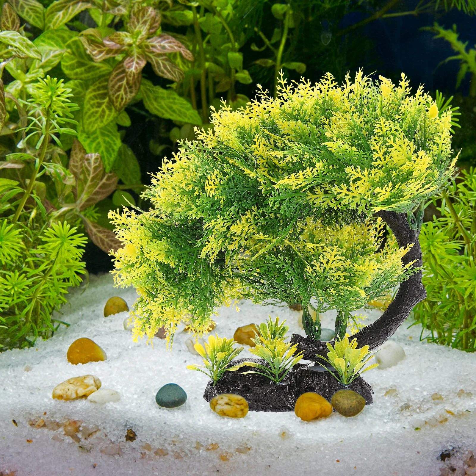 

Simulated Aquatic Grass Decorative Durable Fish Tank Ornament Aquarium Landscape Decoration Desktop Accessory for Fish