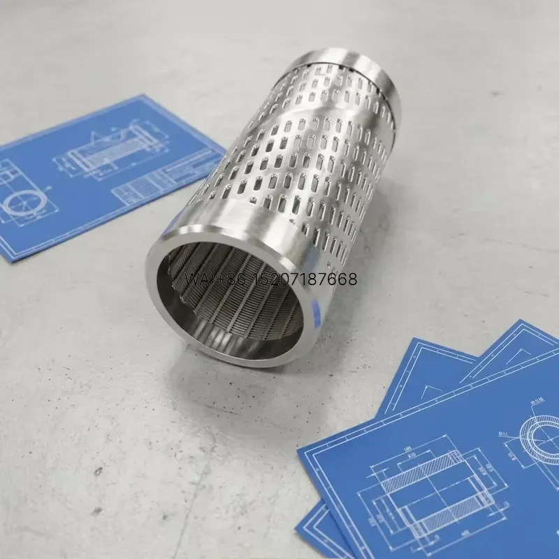 Wmwmnu for Professional Factory Custom 304 316L V-Wire High Crush Resistance Sand Control Drilling Filter Tube Stainless