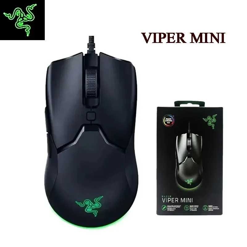 

Мини-мышь Razer Viper, проводная игровая специальная версия, оптический датчик 8500 точек на дюйм, легкий кабель, компьютерная периферия для геймеров