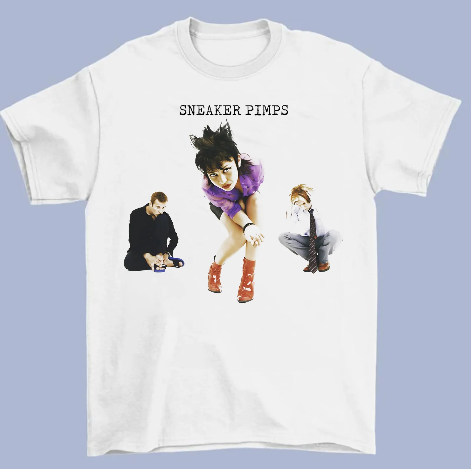 

New Sneaker Pimps Band Graphic Printing Summer Luxury Brand Cotton Men's and Women's T-Shirts Short Sleeves Street Fashion