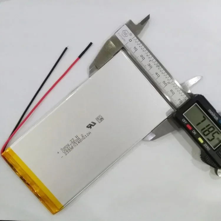 タブレット PC 内蔵バッテリー 3.7V ポリマーリチウム電池 3773140 パッケージ 5000mAh 大容量充電式