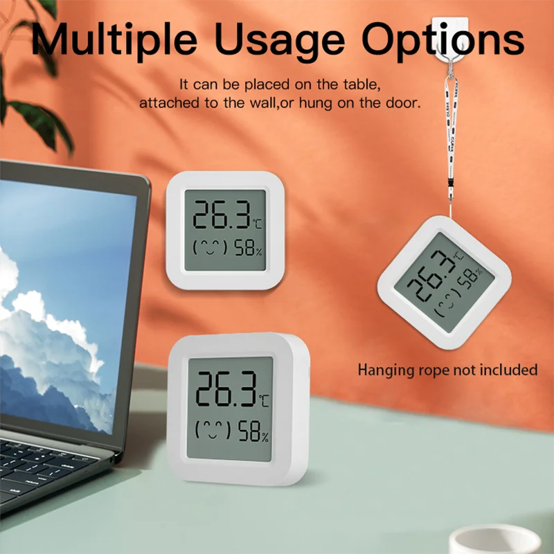 Mini Thermometer Hygrometer  Indoor Mini Temperature LCD Electronic Monitor Hygrometer Outdoor Room Baby