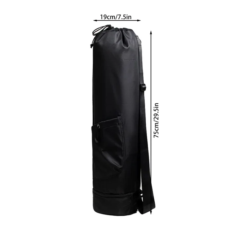 Multifunctional Waterproof Yoga Mat Carry Bag Multi-pocket Large Capacity Wet Dry Separation Adjustable Strap Gym Fitness Bag