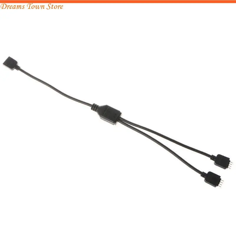 

HX6A 12V 4PIN RGB Интерфейс -разъемы Хаба Удлиняющий кабель материнской платы для компьютерного ПК для питания вентилятора