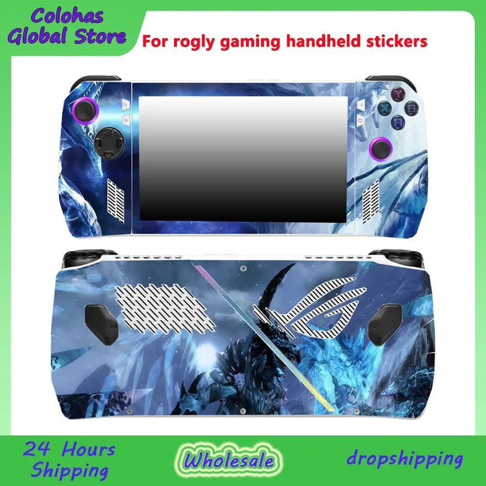 New for Rogly Gaming Handheld Stickers 7-inch Body Protective Film for Rog X 7 Decorative Stickers 7-inch Body Protective Film