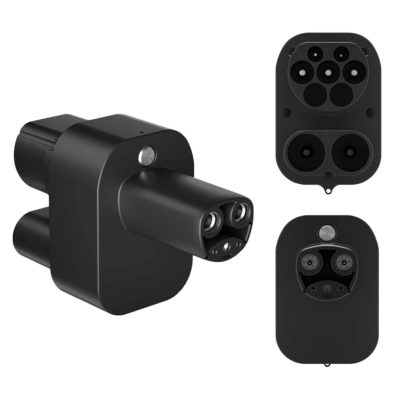 CCS2 ke Tesla DC + Adaptor AC CCS2 ke NACS DC + Adaptor AC