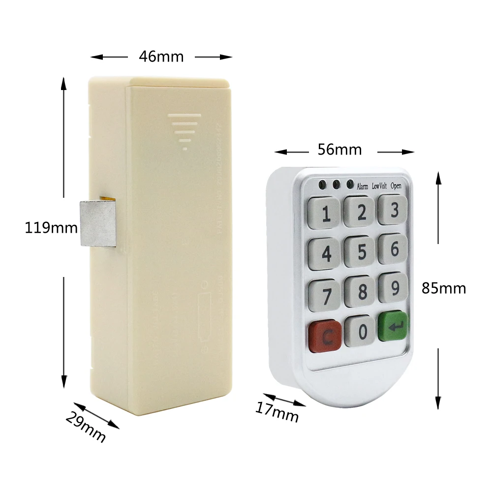 Smart Password Drawer Cabinet Lock Small Storage Cabinet Electronic Lock Shoe Cabinet Tin Cabinet Door Lock