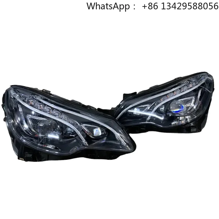 

For benz W207 Front High Configuration LED matrix Headlights Double Eye Lens Assist Steering for Merces-Benz High Quality Lamp