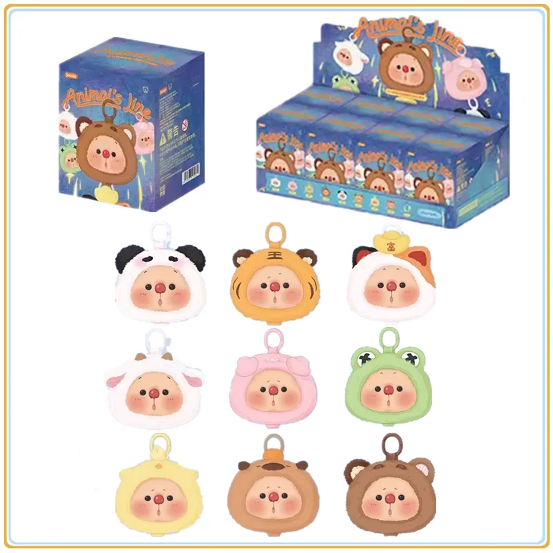 

Genuine Oyo Bear Animal'S Lines Cute Plush Series Blind Box Doll Toys Trendy Toy Figurine Oyo Bear Collections Ornament Toy Gift