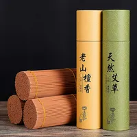 200g Big Tube 350pcs Stick Incenses Mosquito Repellent Bulk Sale Wormwood Sandalwood Incense Sticks for Living Room Buddhist