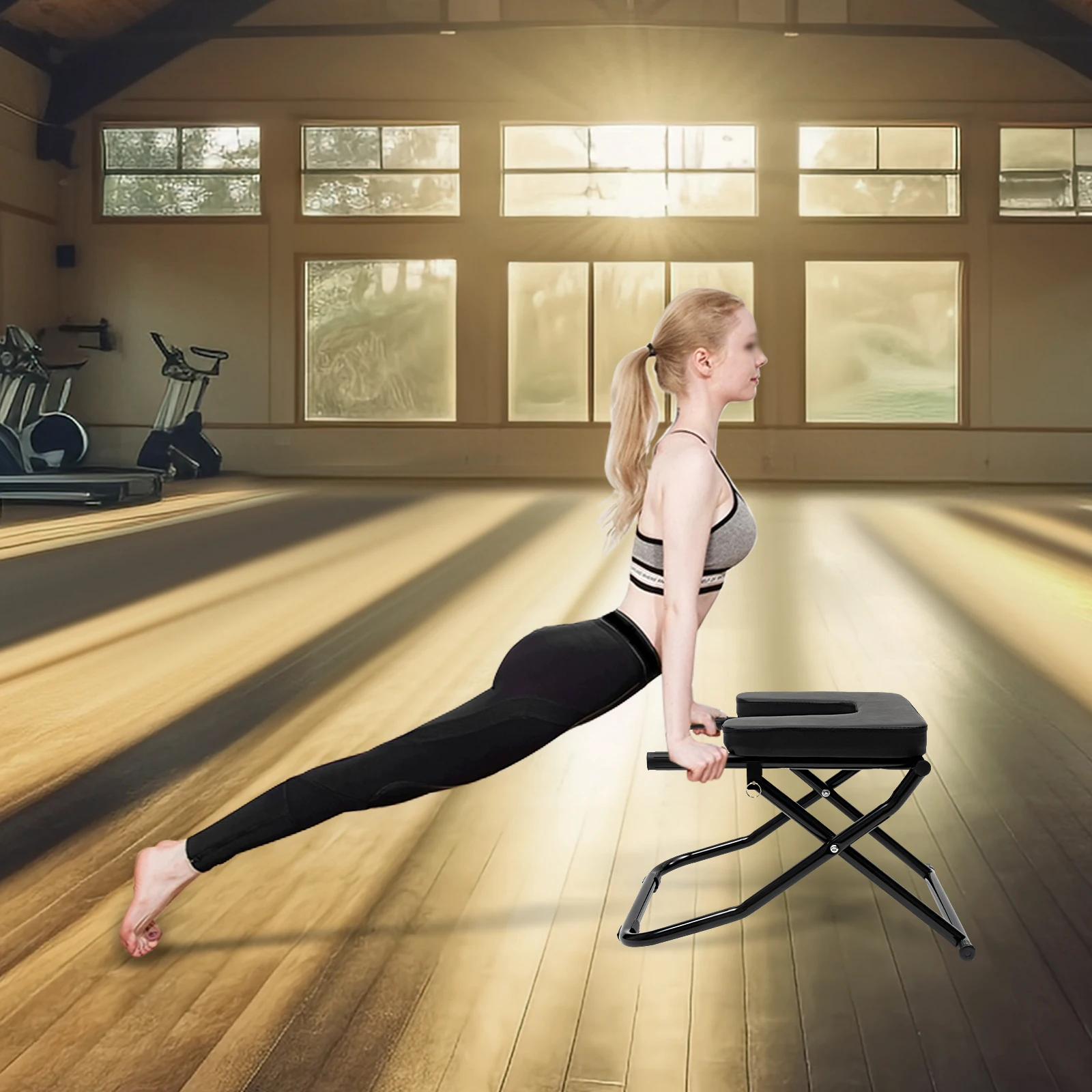 

NEW Yoga Inversion Chair, Headstand Trainer for Practice Head Stand,Yoga Headstand Bench, Shoulderstand and Strength Training