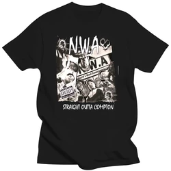 N W A Men'S T Shirt Hip Hop Rap Nwa Dr Dre Eazy E Dj Yella Mc Ren Black Cotton Tee T Shirts 032650