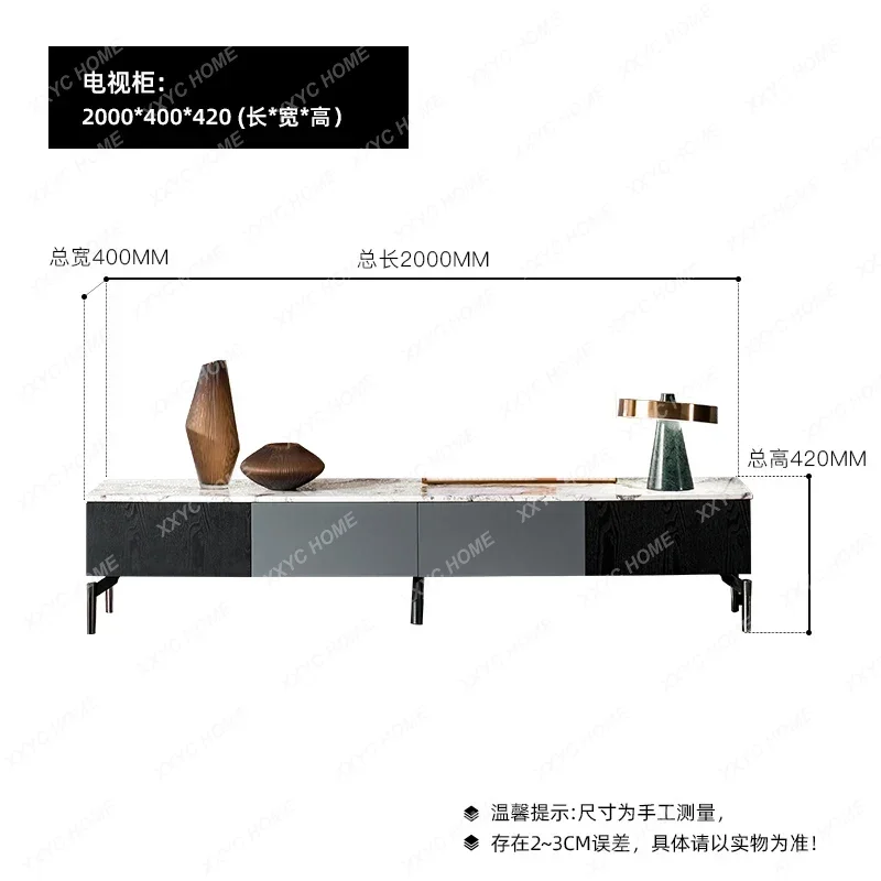*Italian Minimalist Restaurant Marble Side Cabinet Modern Light Luxury Locker