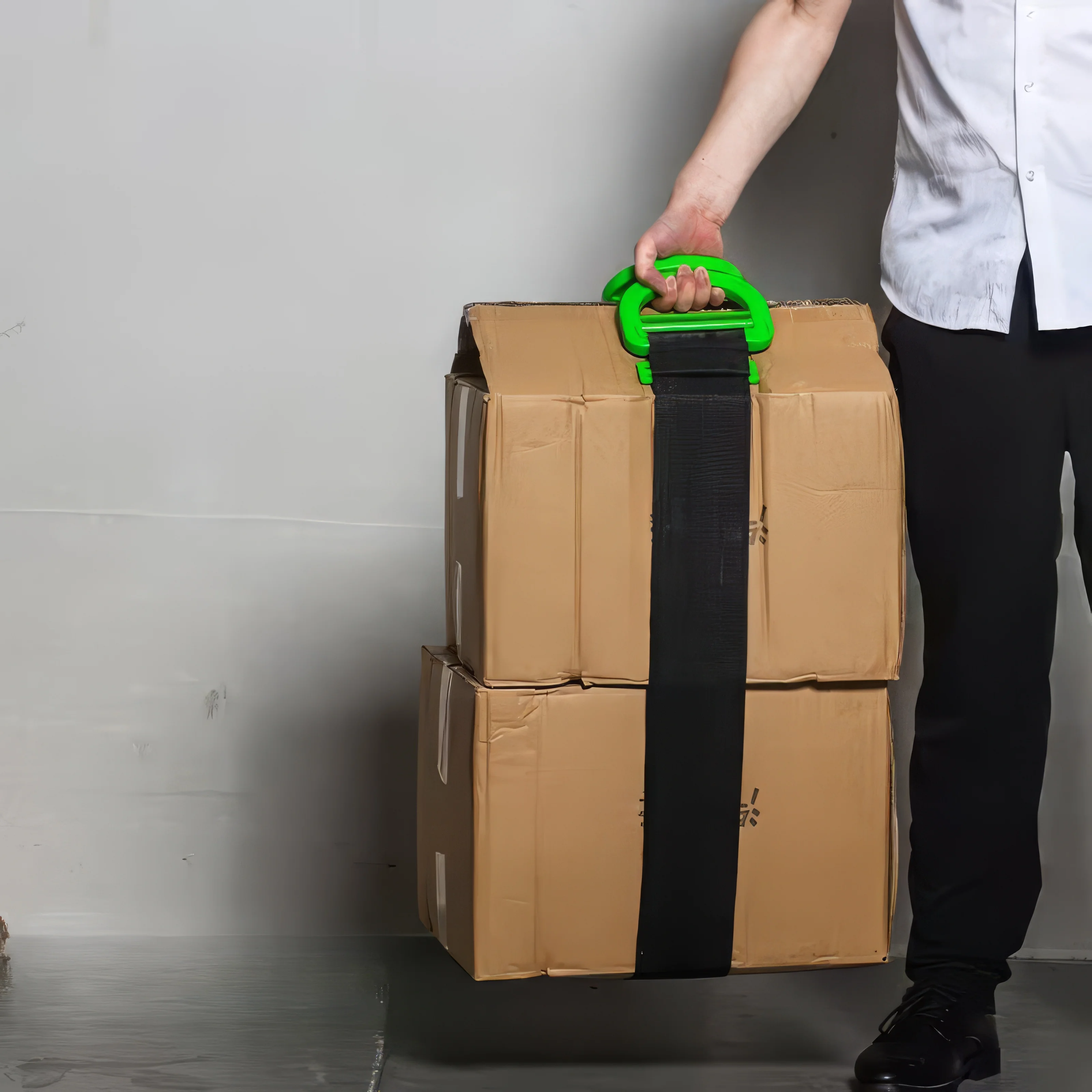 1 Piece of Heavy-duty Adjustable Lifting Belt with Green Color, Furniture and Object Lifting Belt, with Handle, Used for Moving - Detail 1