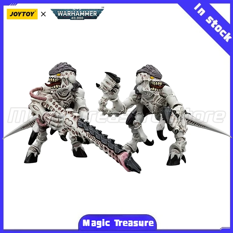 【MT】 JOYTOY 1/18 Warhammer 40K figura de acción Tyranids colmena flota levitán termagante con colombos Spike Rifle modelo de juguete