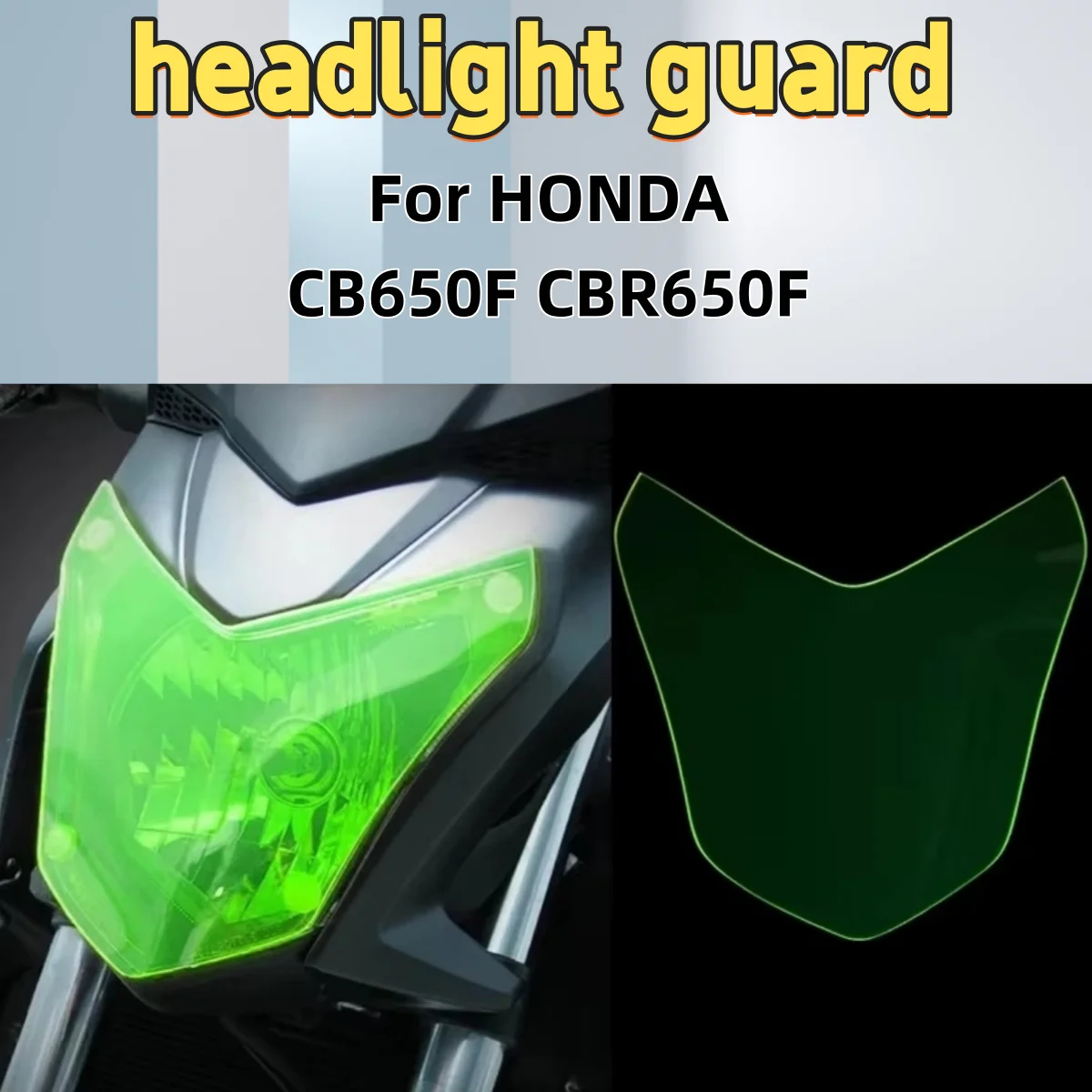 

Motorcycle Accessories Headlight Guard Head Light Lens Cover Protector For HONDA CB650F CBR650F CBR 650F CB 650F 2014-2016