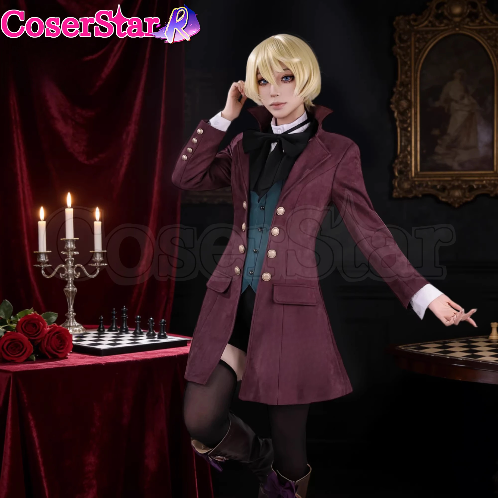 

Halloween Party Role Play 2026 Anime Black Butler Alois Trancy Cosplay Costume Outfit Carnival