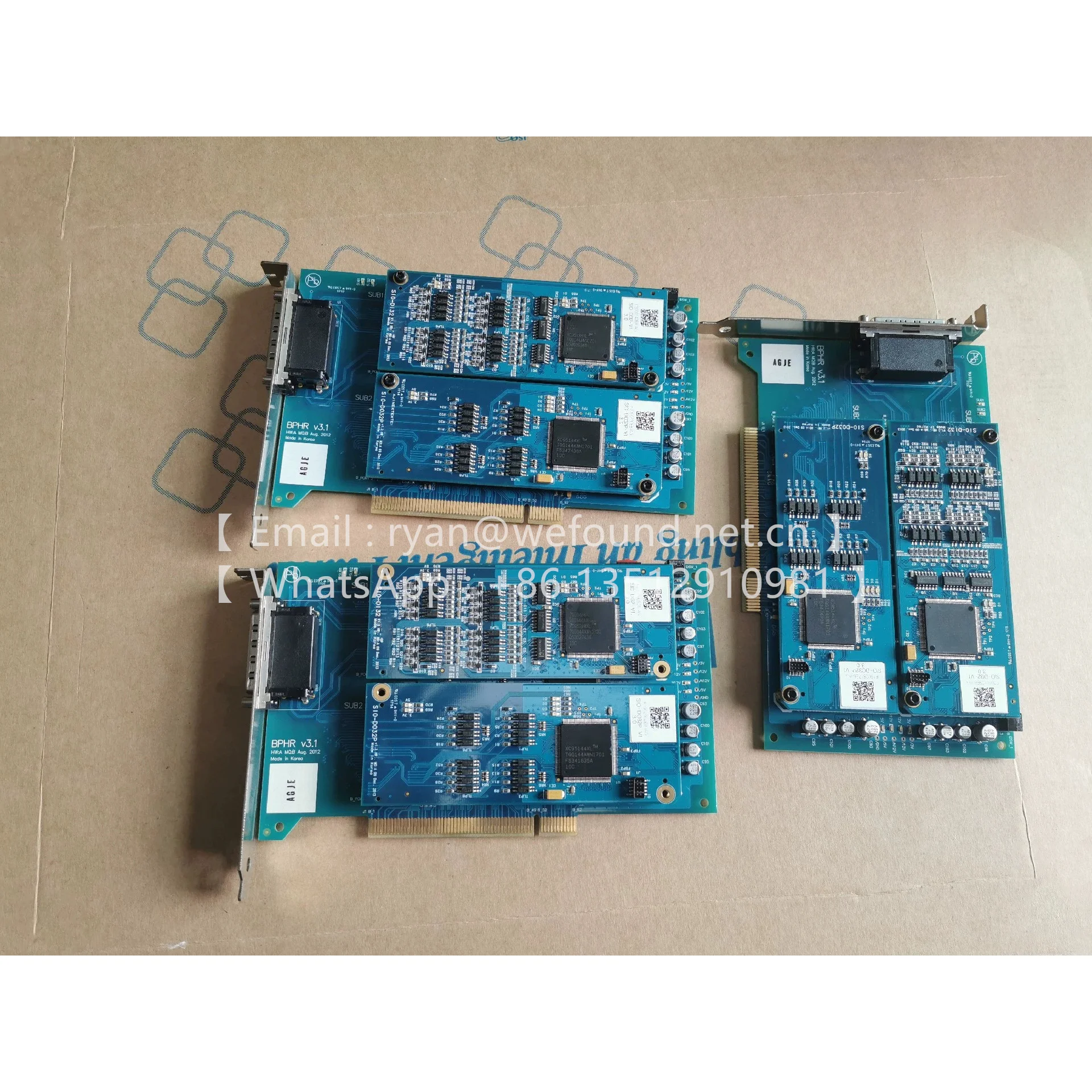 BPHR v3.1, SIO-DB32P 16-Kanal-Digital-I/O-Modul, SIO-DI32-Digitaleingangsmodul, SIO-DO32P-Modulplatine, SIO-AI8F, SMC-2V02