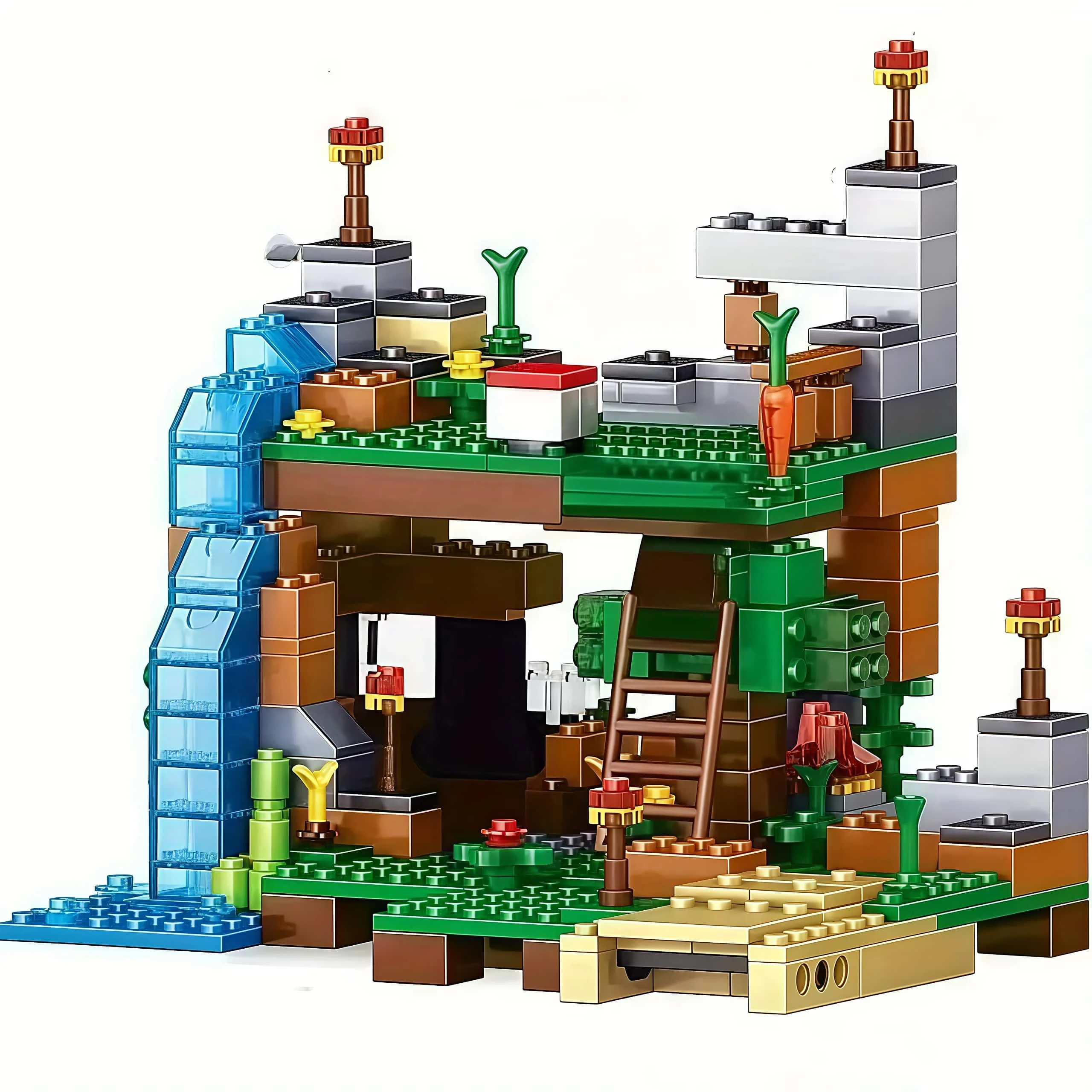 

Stackable Jungle Building Blocks | Ocelot Assembly Toy | Simple Desktop Decor | Ideal Festival Gift